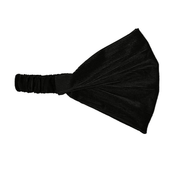 Motique Accessories Ribbed Velour Wide and Stretchy Headwrap