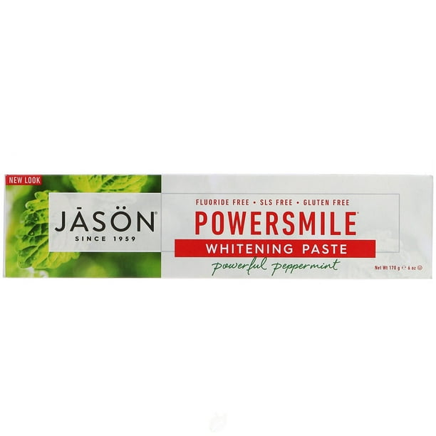 Jason Natural Products Toothpaste PowerSmile 6 Ounce, Pack of 2