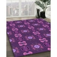 thumbnail image 3 of Ahgly Company Machine Washable Indoor Square Transitional Dark Orchid Purple Area Rugs, 8' Square, 3 of 7