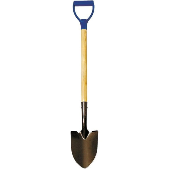 39" Round Point D-Handle Shovel, with Small Point