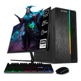 thumbnail image 1 of Computadora Escritorio Completa Xtreme PC Gaming AMD Radeon Vega 3 Athlon 3000G 16GB SSD 500GB Monitor 21.5 75Hz WIFI Black gaming ligero, oficina, estudio y hogar, 1 of 6