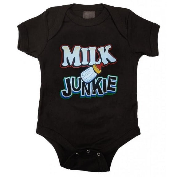 Milk Junkie Funny Baby Bodysuit