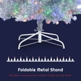 thumbnail image 6 of 6FT Sliver Pre-Lit Artificial Christmas Tree, Hinged Full Tree with Metal Stand, 800 Branch Tips, 300 LED Lights,11 Lighting Modes, Holiday Decoration Tree for Indoor and Outdoor, 6 of 9