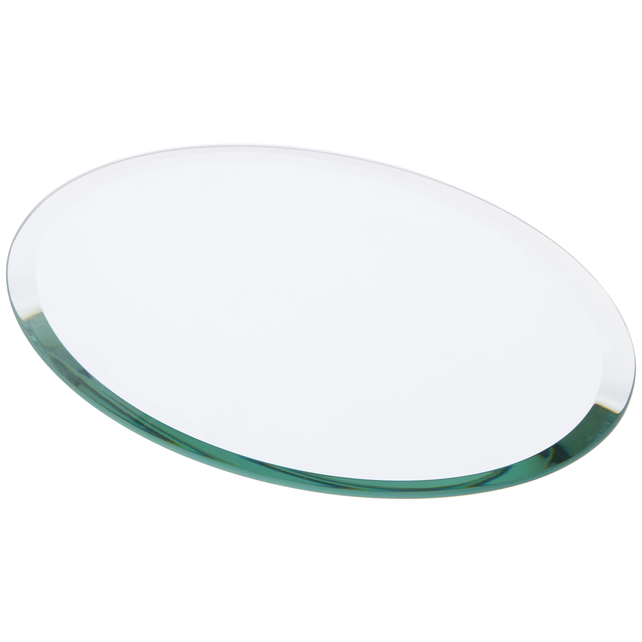 7 inch x 9 inch Plymor Oval 5mm Beveled Glass Mirror 
