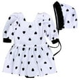 thumbnail image 1 of Kids Girls Rash Guard Bathing Suits Fashion Long Sleeve Sun Protection Girls Bathing Suit Size 3-4 Years, 1 of 8