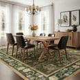 thumbnail image 5 of Wondo Washable Area Rug 8x10 - Traditional Floral Living Room Rug Stain Resistant Soft Bedroom Rug, For Under Table Living Room Indoor Rug, Coffee, 5 of 8