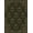 Dark Olive Green Gold, Pattern 1, variant on ODIKA Goth Damask With Skull Cameo And Victorian Floral Scrolls Baroque Flowing Foldable Easy Care for King Size Bedroom, Master Suite, Under Bed