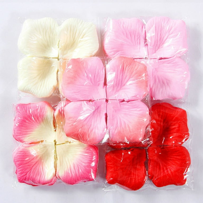 1000pcs Simulation Rose Petals For Wedding Party Table Confetti Decorations