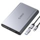 thumbnail image 1 of Carcasa de disco duro ORICO USB C de aluminio para SSD SATA de 2,5 pulgadas, 1 of 8