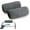 Gray, variant on Top Glides Deluxe PlushGrips Extra Thick Fleece Walker Grip Covers - 1 Pair (Black)