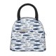 thumbnail image 1 of Fotbe Blue Fish Bolsa de Almuerzo con Estampado, Lonchera Aislada, Contenedor de Comida Reutilizable Tipo Cooler a Prueba de Fugas, 1 of 6