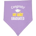 thumbnail image 2 of Inktastic Congrats My Aunt Graduated with Cap Baby Bandana Bib, 2 of 4