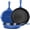 Blue, variant on Utopia Kitchen Cast iron Skillets 3 Piece Set,Chefs Pan, Pre Seasoned Cast iron Skillets, 6, 8 & 10 Inches, Easy Use in the Oven, Stove, Grill, or Campfire, Blue