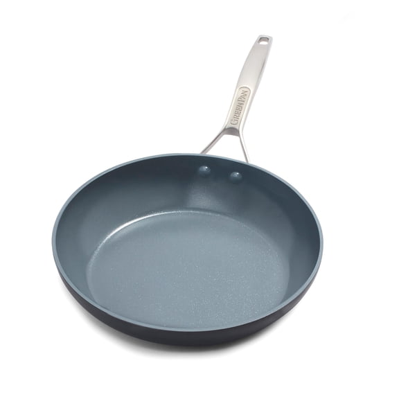 GreenPan Paris Pro Hard Anodized Healthy Ceramic Nonstick, 10" Frying Pan Skillet, Dishwasher Safe, Grey