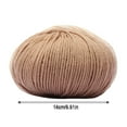 thumbnail image 2 of Djunllk Soft Bulk Yarn for Crocheting, Versatile Premium Crochet Yarn, 1.8oz/50g Knitting Yarn Ideal for DIY Crafts, Knitted Sweaters, Scarves, Hats, Gloves, Toys, and Decor, Gifts for Women, 2 of 6