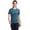 Adriatic Blue, variant on Women's Merino Wool Short Sleeve Base Layer Shirt, Lightweight