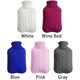thumbnail image 3 of Bolsa de agua caliente de 2 l, funda de punto suave, bolsa de agua caliente para preservar el calor, funda de punto a prueba de explosiones para bolsa de agua caliente (blanco), 3 of 5