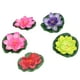 thumbnail image 2 of Almohadilla de espuma para piscina, 5 piezas de plantas artificiales para estanque, almohadilla de lirio flotante, plantas de estanque de plástico, claridad notable, 2 of 14
