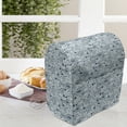 thumbnail image 3 of Blue Stand Mixer Cover, Fish with Bubbles Underwater Wild Sea Life Funky Art Style Illustration Image, Kitchen Appliance Organizer Bag Cover with Pockets, 5 Quarts, Blue, by Ambesonne, 3 of 4