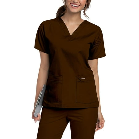 Landau Landau Women's V-Neck Tunic Scrub Top Scrub Top
