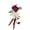 Wine red, variant on CIYISON Elegant Blossom Corsage for Weddings Silk Flower Boutonniere for Bride and Groom Handmade Realistic Floral Brooch
