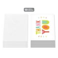 thumbnail image 2 of American Greetings Thank You Card Stationery Notes, Multi-burst (50-Count), 2 of 4