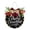 Z5#Black,12 Inch, variant on Welcome Wreaths Sign for Front Door, 11.8 Inch Rustic Round Wooden Wreath with Bow and Artificial Greenery, 3D Farmhouse Front Porch Wall Decor Hanging for All Seasons Holiday Outdoor