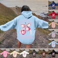 thumbnail image 2 of Red Cherry Hoodie for Girls, Womens Cute Cherry Graphic Hoodie Hooded Sweatshirt Preppy Tops, 2 of 6