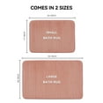 thumbnail image 6 of Mainstays Terracotta Performance Foam 17" x 24" Bath Rug, 6 of 9