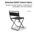 thumbnail image 4 of TFixol Compact Outdoor Folding Chair with 600D Oxford Fabric, Iron Frame, and Backrest Support for Camping, Fishing, and Picnics, 75kg Capacity, 4 of 6