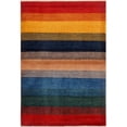 thumbnail image 1 of Gabbeh Collection Hand-Knotted Lamb's Wool Area Rug- 3' 7' X 5' 4', 1 of 1