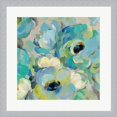 thumbnail image 1 of Fresh Teal Flowers III by Silvia Vassileva, Framed Wall Art, 19.5W x 19.5H, 1 of 1