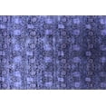 thumbnail image 1 of Ahgly Company Machine Washable Indoor Rectangle Oriental Blue Industrial Area Rugs, 7' x 10', 1 of 4