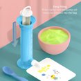 thumbnail image 3 of Fruit Puree Filler, Baby Food Pouch Maker Plastic Ergonomic Flexible With Pouch For Home, 3 of 7