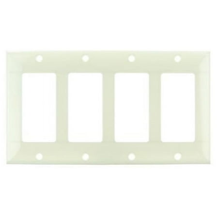 SUNLITE 4 Gang Decorative Plate Almond Color E304A