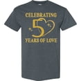 thumbnail image 3 of Inktastic 50th Wedding Anniversary 50 Years T-Shirt, 3 of 5