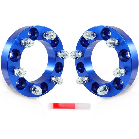 cciyu 2PCS 1.25 inch Wheel Adapters 6x5.5 to 6x135 14x1.5 Studs Compatible with fit 1999-2000 2002-2023 for Cadillac Escalade 2023 for Cadillac Escalade ESV