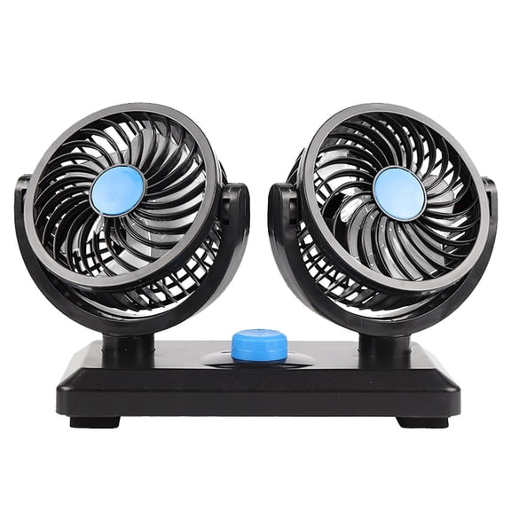 Tdxkok 12V Car Fan,360 Degree Rotatable 2-Speed Auto Mini Cooling Fan for Vehicle Interior Air Circulation
