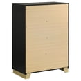thumbnail image 6 of Caraway 4-drawer Bedroom Chest Black, 6 of 11