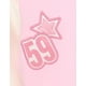 thumbnail image 5 of Chaqueta Barbie Big Girls French Terry Varsity Rosa 10-12, 5 of 6