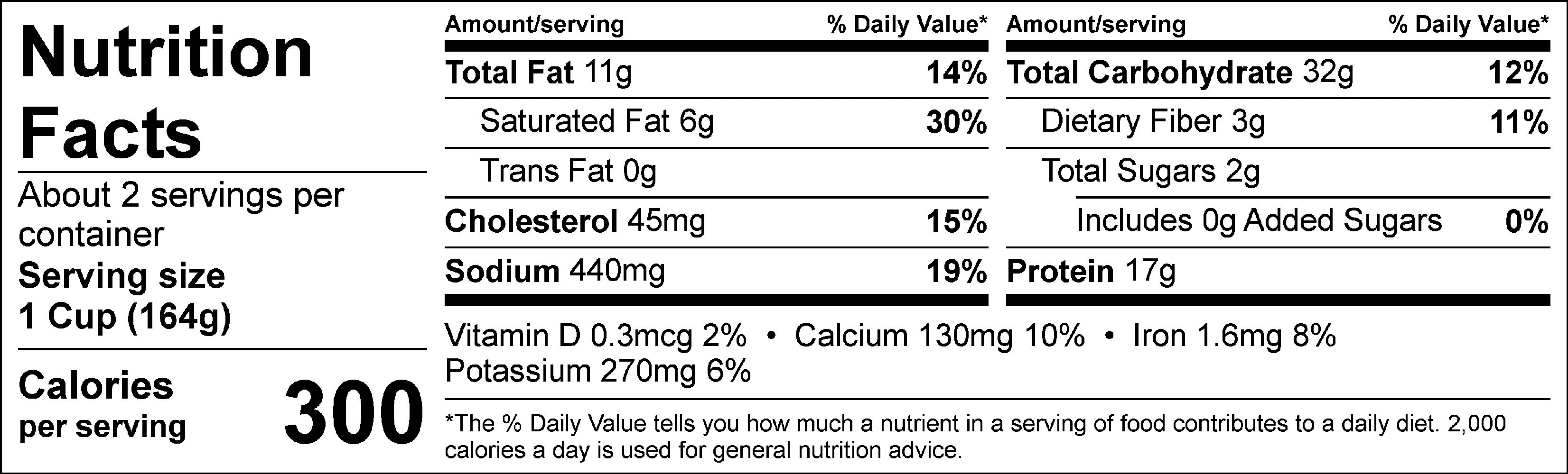 Taylor Farms Chicken Alfredo, Microwave Ready Single Serve Meal, 12.25 oz, Fresh
