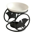thumbnail image 3 of injoyjo Modern Essential Oil Burner Furnace Decoration Diffuser, Tealight Candle Black, 3 of 8