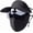 Black, variant on 3-in-1 Sun Hat with Face Cover, Breathable Wide Brim Hat with Neck Shield for Outdoor, Cycling, Hiking(Gray)