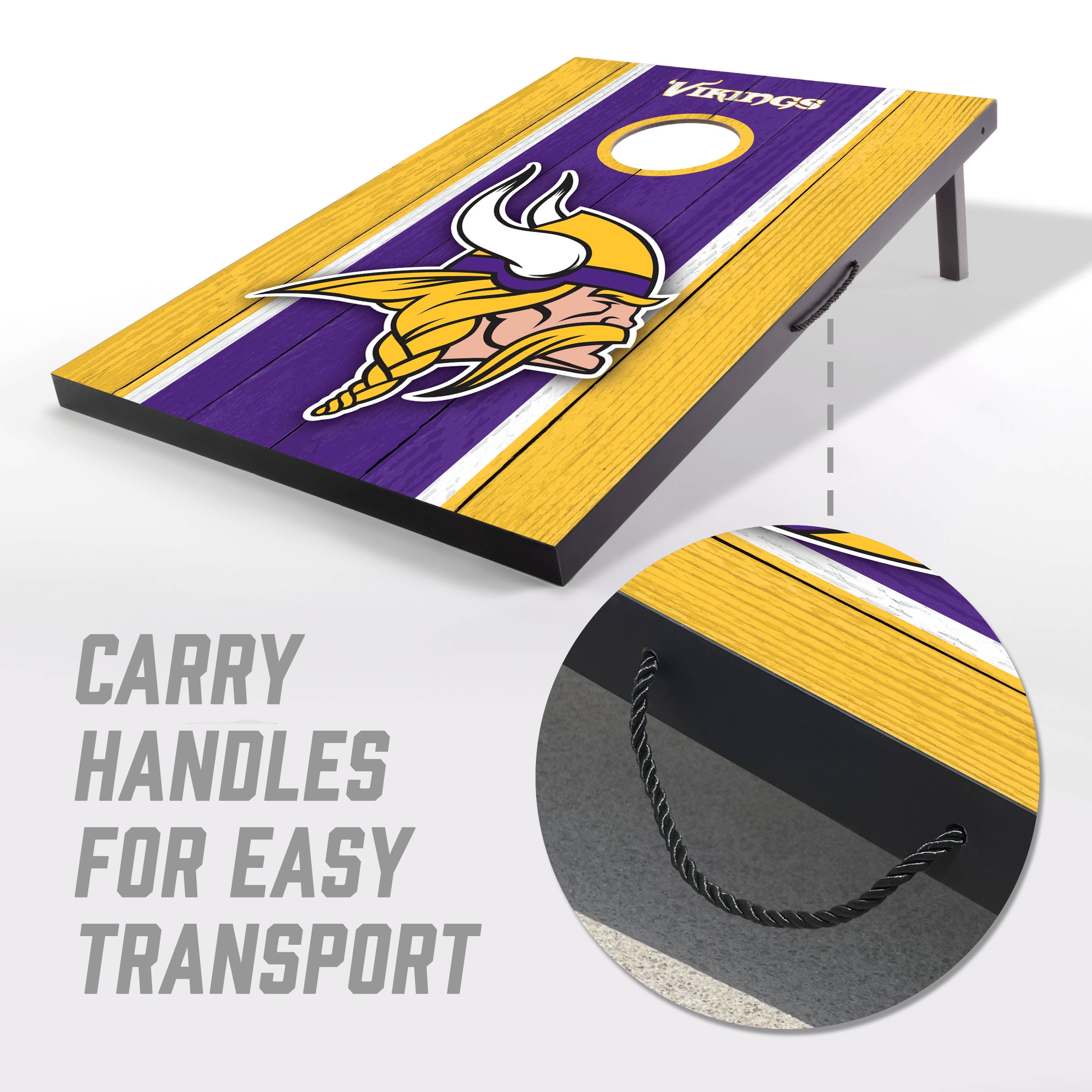 Minnesota Vikings 2x3 MDF Cornhole Game Set