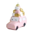 thumbnail image 3 of Adorno navideño colgante de plástico rosa para árbol de Navidad, corona para coche, suministros para fiestas, bola de adorno navideño de soldado, 3 of 5
