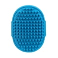 thumbnail image 2 of Pet Brush for Shedding, Dog Brush for Shedding, Pet Removal Tool, Dog Deshedding Tool, 1Pc Blue 5X3.5 Inch Dual Use Bath and Grooming Massager That Lifts Dirt and Picks Up Loose, 2 of 6