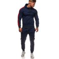 thumbnail image 4 of goowrom Man Zipper Hooded Sweatshirt+Running Jogging Pant Athletic Clothes, 4 of 7