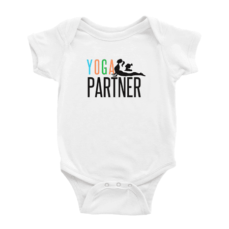 

Yoga Partner Funny Baby Bodysuit Boy Girl Unisex