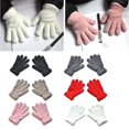 thumbnail image 3 of Guantes de felpa de invierno para niños con elementos de color sólido Accesorios para clima frío, 3 of 5