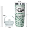 thumbnail image 2 of This Calls for A Spreadsheet, 30 oz Tumbler with Handle and Flip Straw, Coffee Mug Water Bottle Stainless Steel Cup, Funny Gifts for Accountant Employee Coworker CPA Boss Women Men, 2 of 6